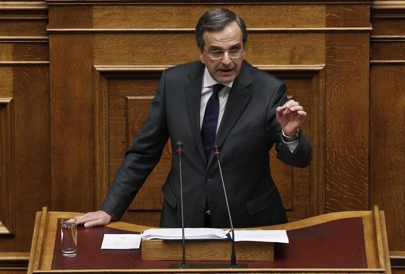 Samaras propose des legislatives en grece pour la fin 2015