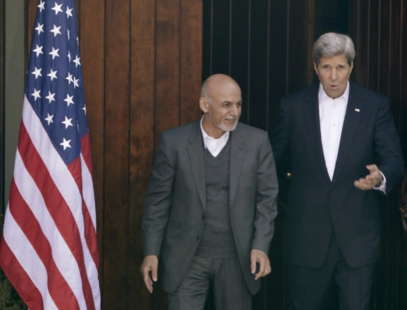 Le president afghan ashraf ghani en visite aux etats-unis