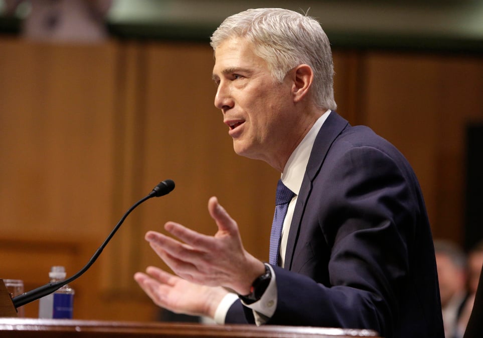 Cour supreme: le juge gorsuch devant les senateurs americains