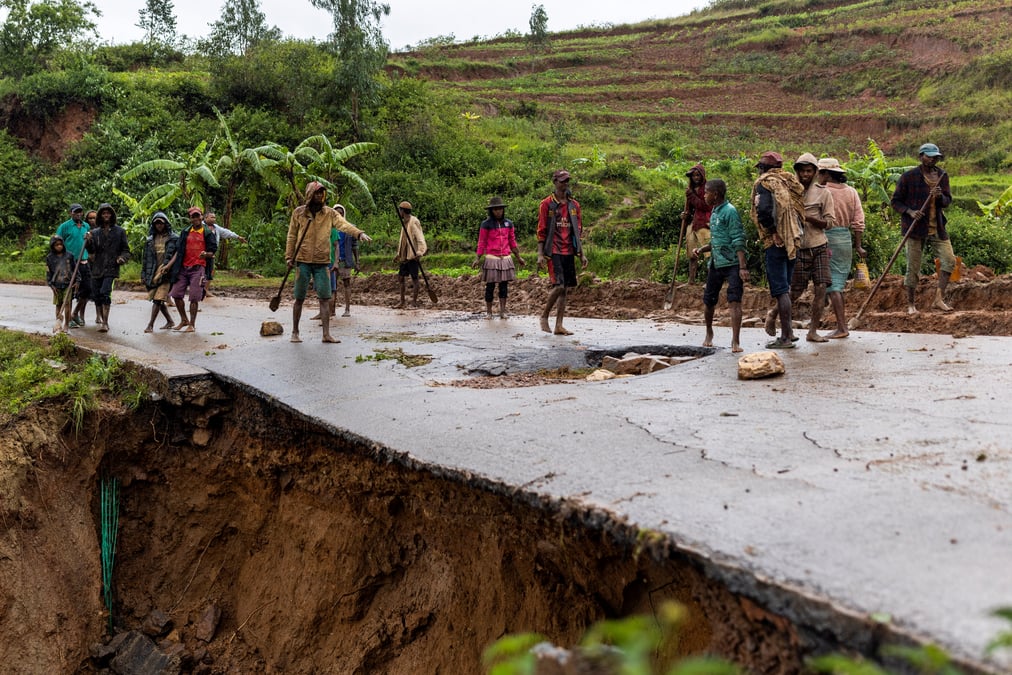 Le cyclone batsirai fait trois morts et d'importants degats a madagascar