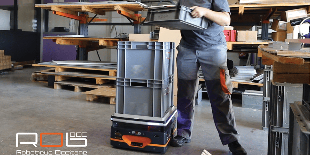 La jeune entreprise toulousaine Rob'Occ s'attaque au marché de la robotique intralogistique et vise en priorité les TPE.