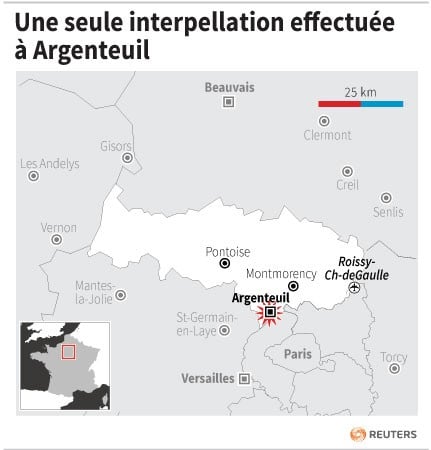 Une interpellation a argenteuil dans une operation antiterroriste