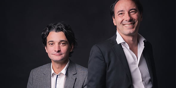Les deux fondateurs nîmois de Supernova, Nicolas Cabanel et Damien Ferracci
