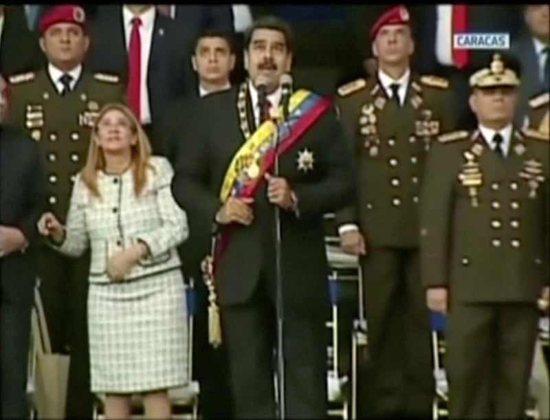 Venezuela: maduro dit avoir echappe a une tentative d'assassinat