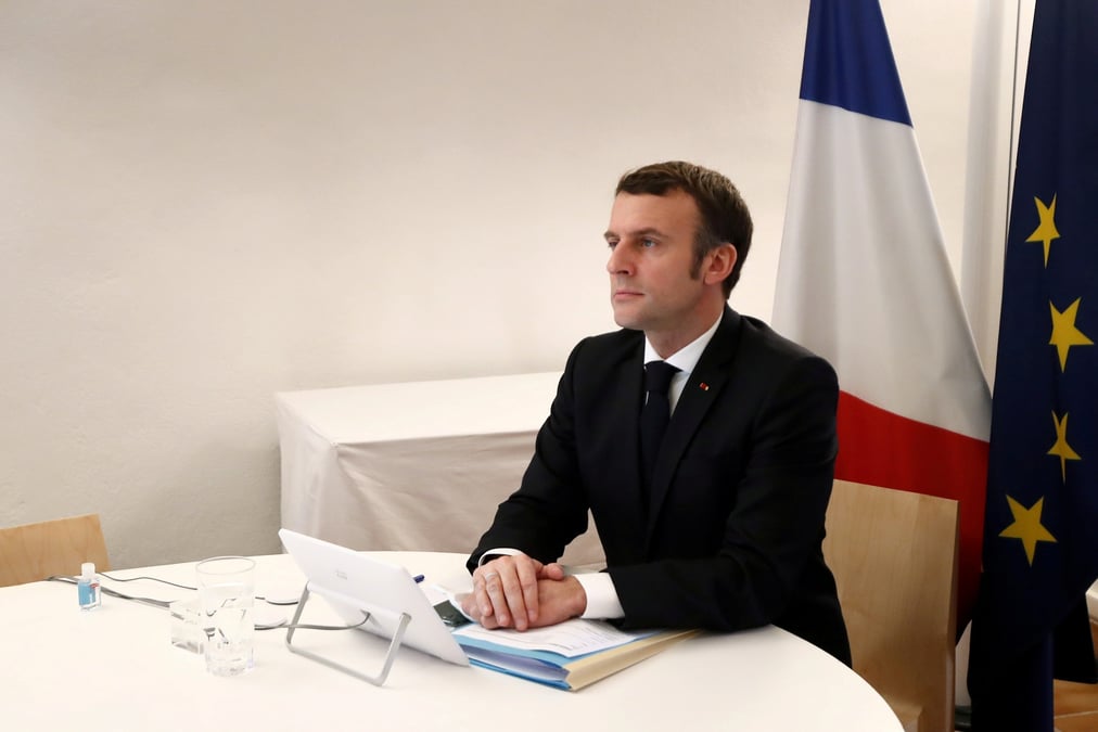 Macron observe un "reequilibrage" du dialogue entre la chine et l'ue