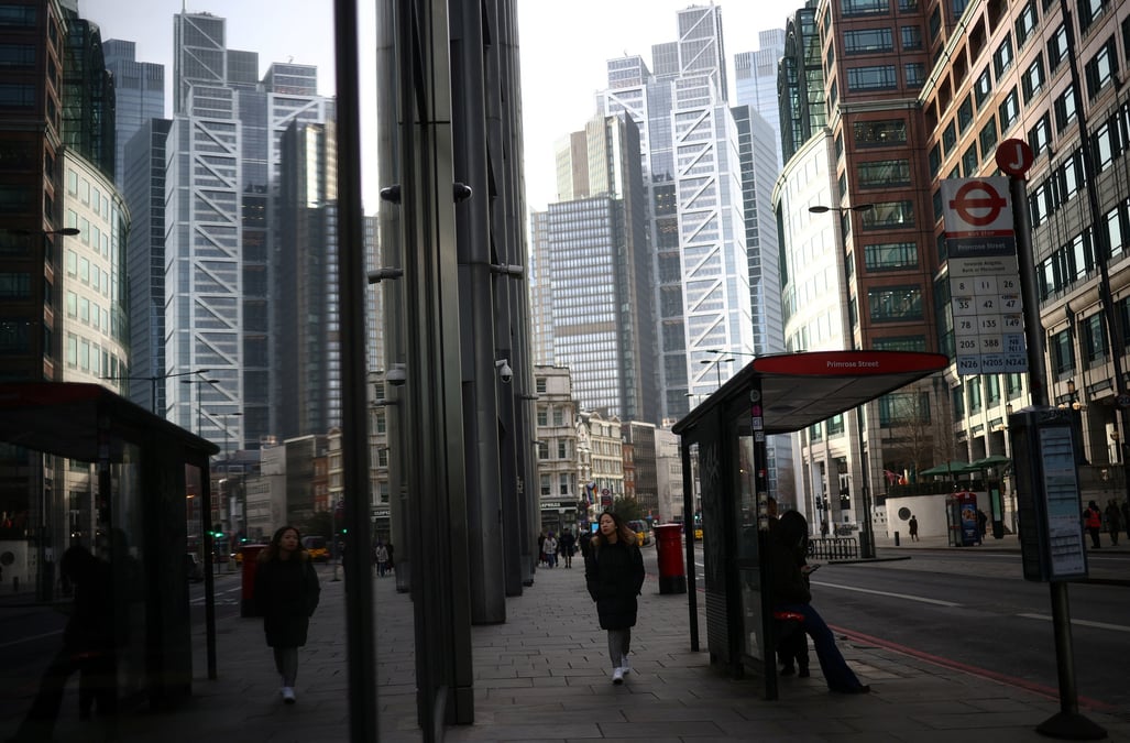 Le quartier financier de londres