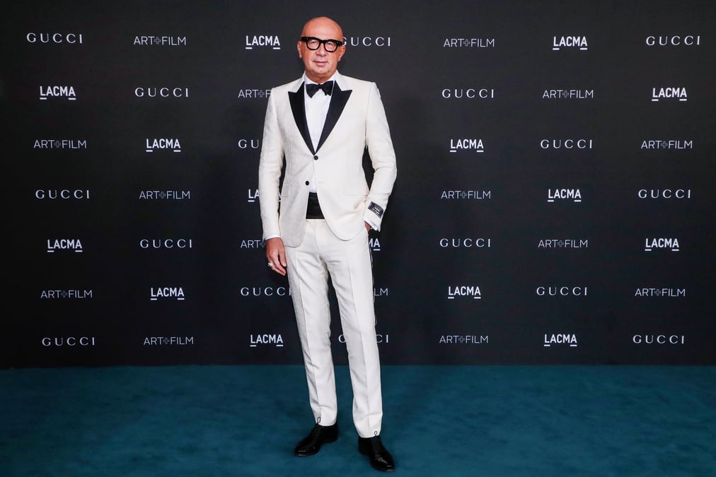 Le pdg de gucci, marco bizzarri, lors d'un gala de cinema et d'art a los angeles
