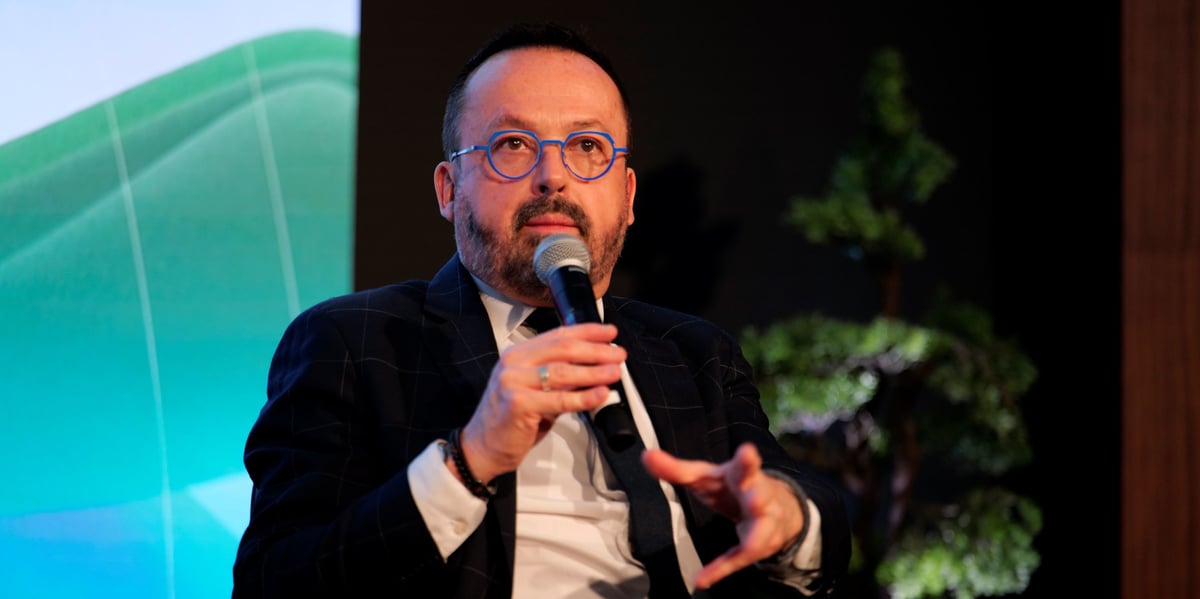 Yannick Neuder, ministre de la Santé et de l'Accès aux soins, lors de l'événement Impacts Santé.