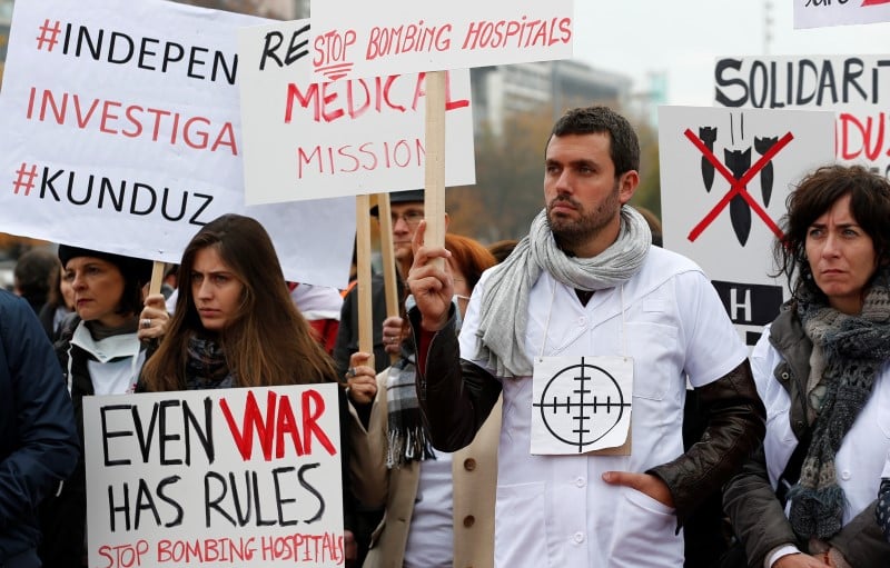Le bombardement de l'hopital de kunduz n'est pas un crime de guerre pour les usa