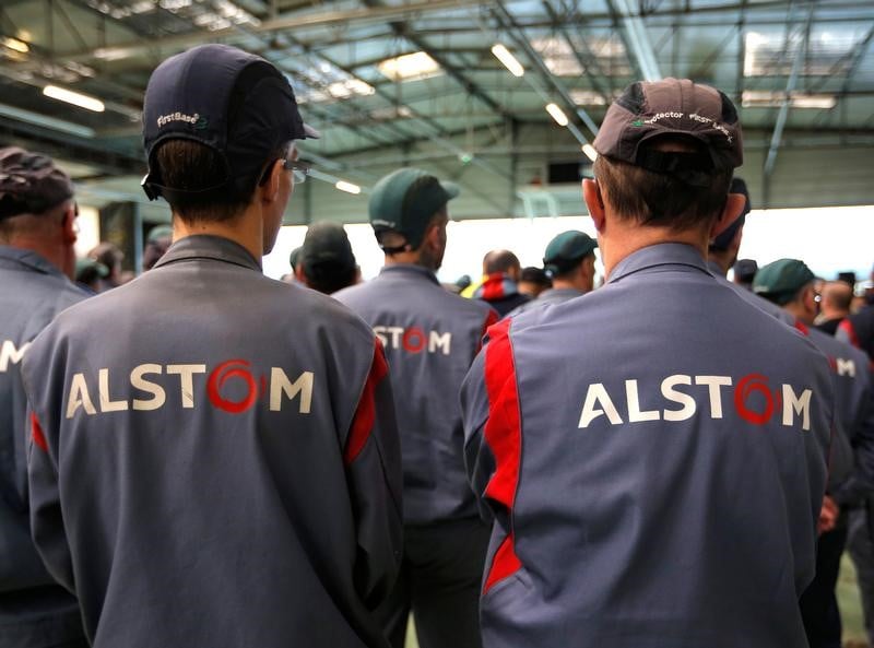 Prises de commandes au 1e trimestre meilleures que prevu pour alstom