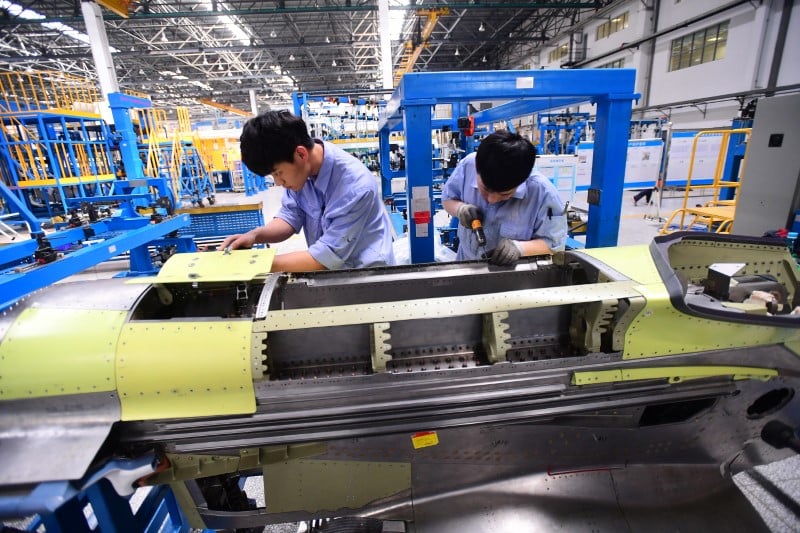 Chine: croissance marquee dans le secteur industriel