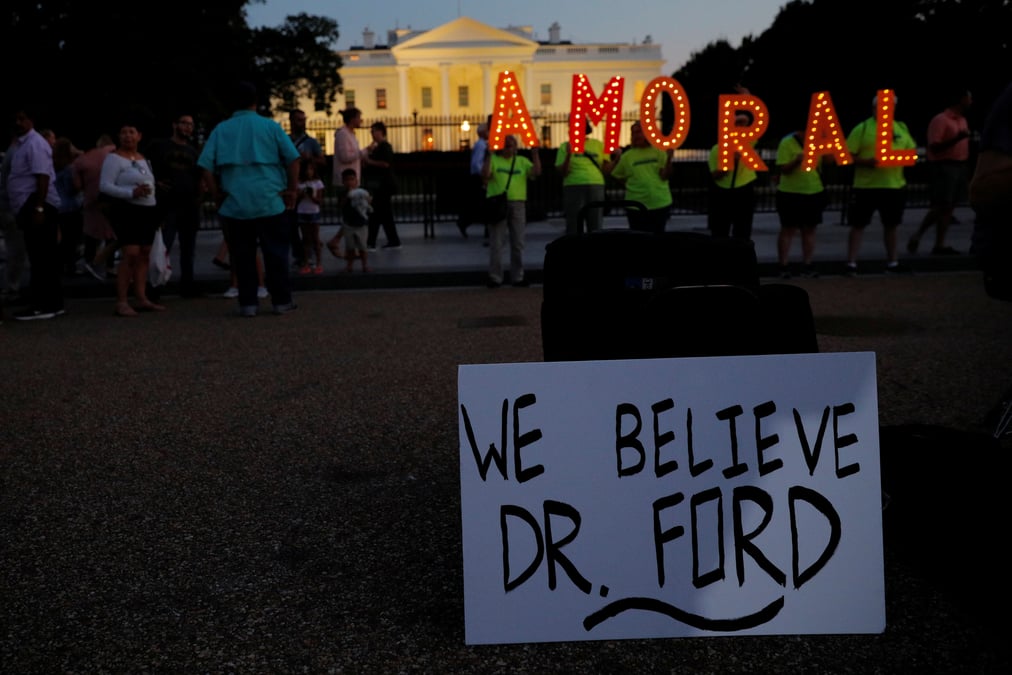 Usa: l'accusatrice de brett kavanaugh prete a temoigner