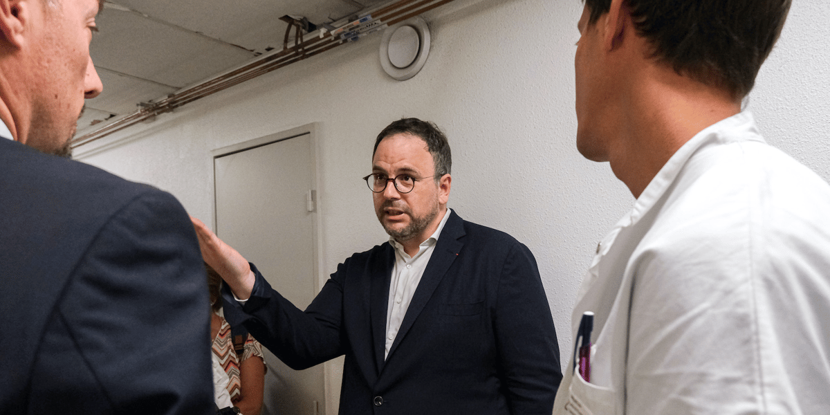 Le ministre de la Santé Aurélien Rousseau.