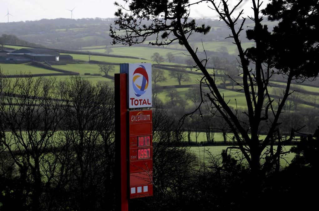 Total penalise par le recul des cours du petrole au 1er trimestre