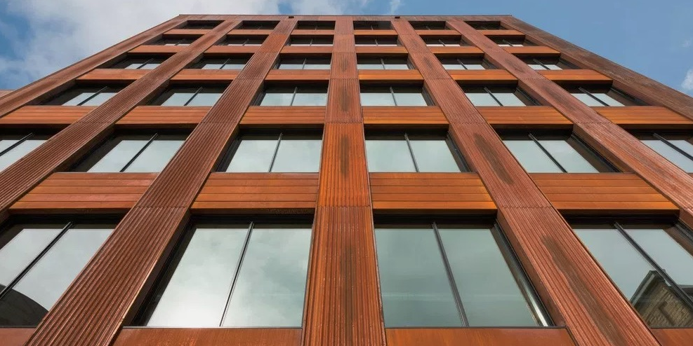 T3, immeuble en bois de 7 étages au coeur de Minneapolis.