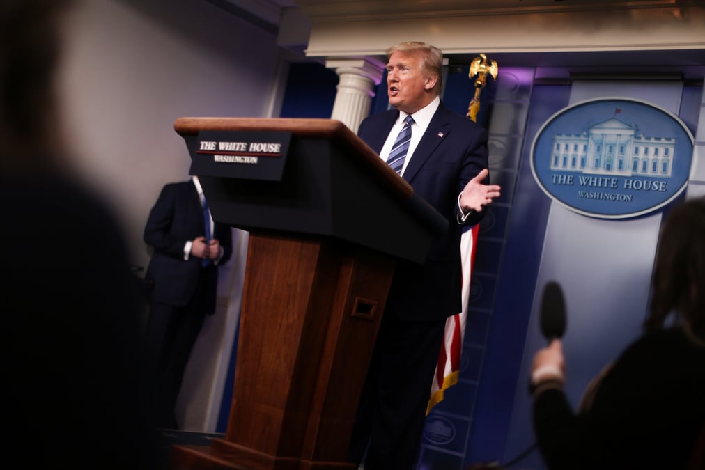 Coronavirus: trump va signer ce mercredi son decret sur l'immigration
