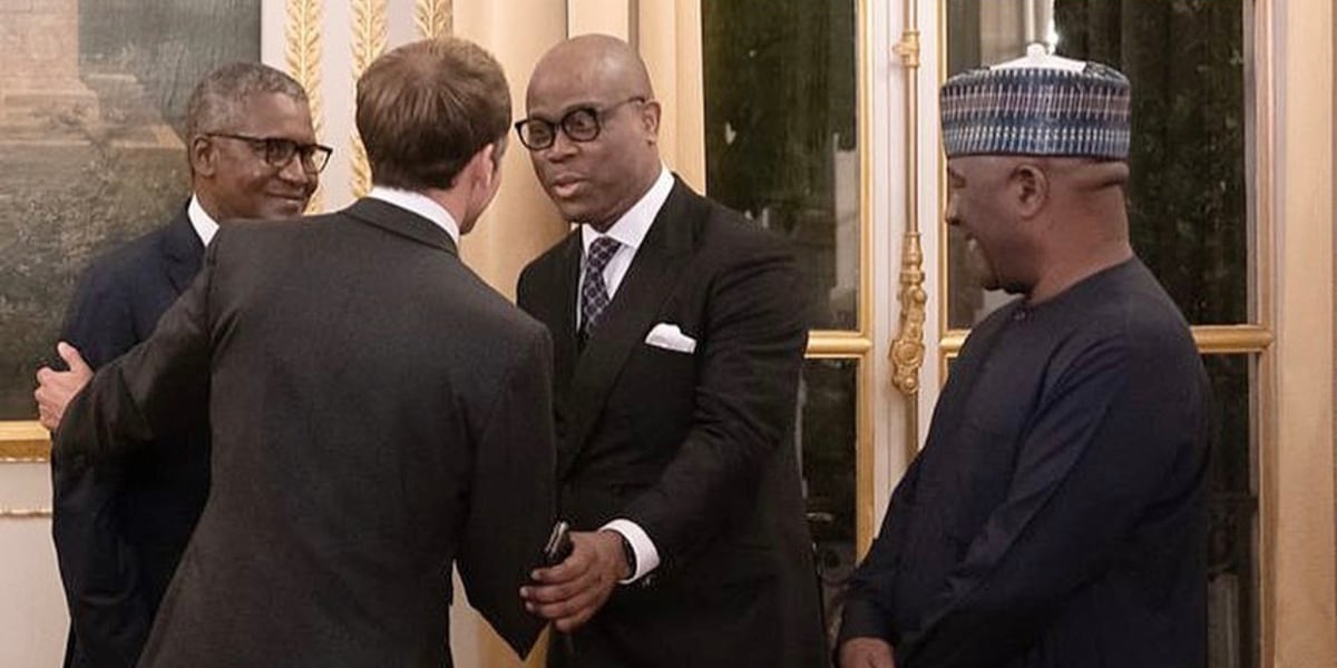 macron dangote elysée