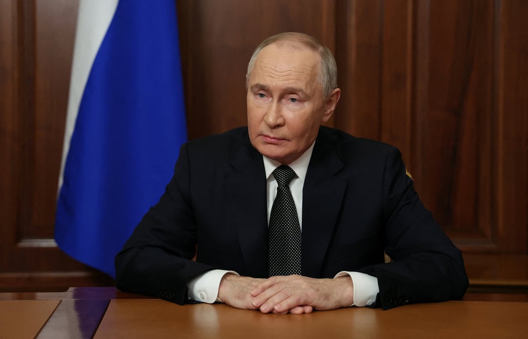 Le président russe brandit une nouvelle fois la menace de l'Orechnik, un missile expérimental hypersonique.