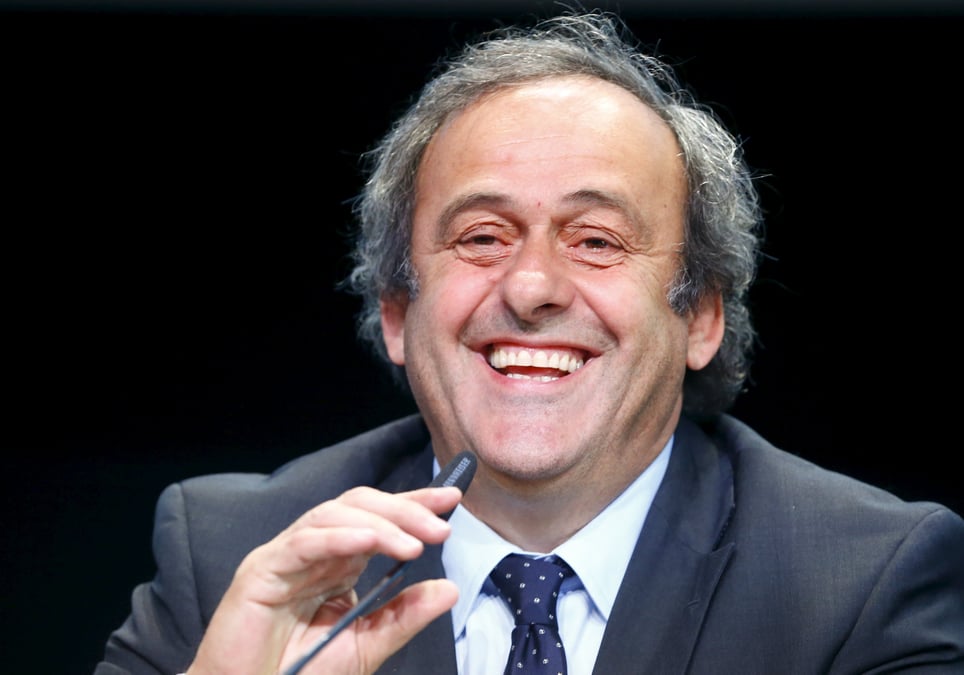 Platini officiellement candidat a la presidence de la fifa