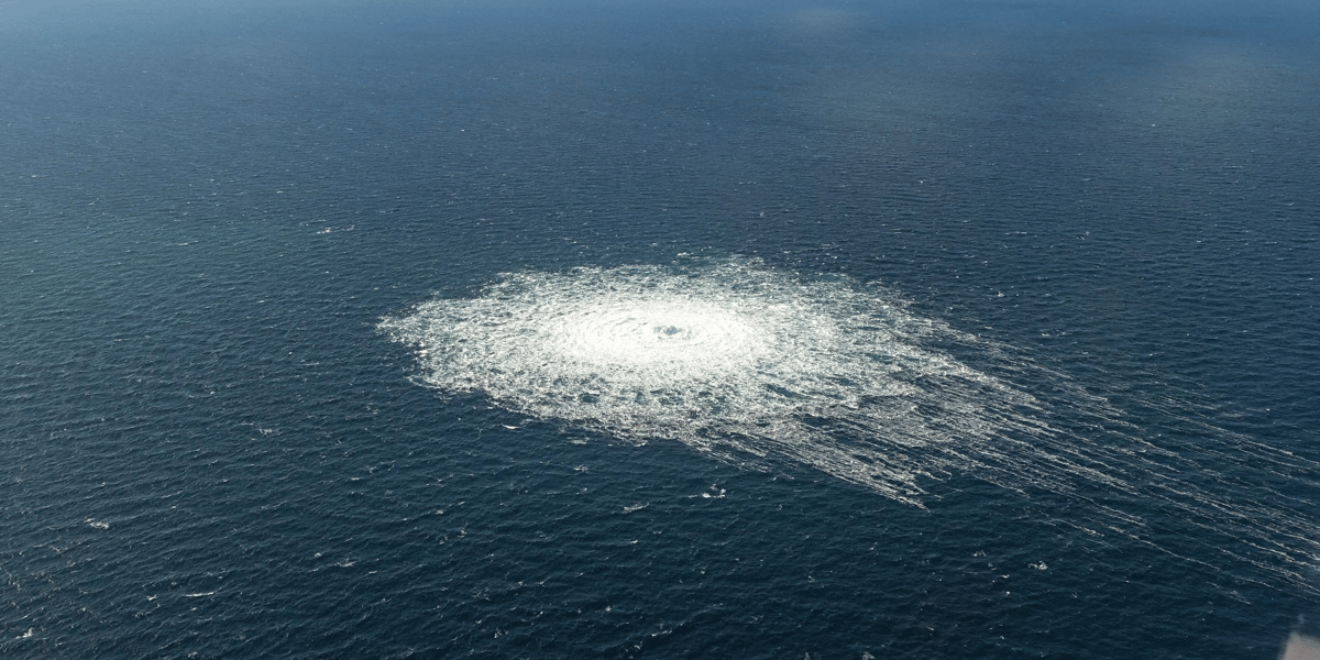 Des bouillonnements allant de 200 à 900 mètres de diamètre avaient été observés à la surface de l'eau, causés par les quatre fuites en septembre 2022.
