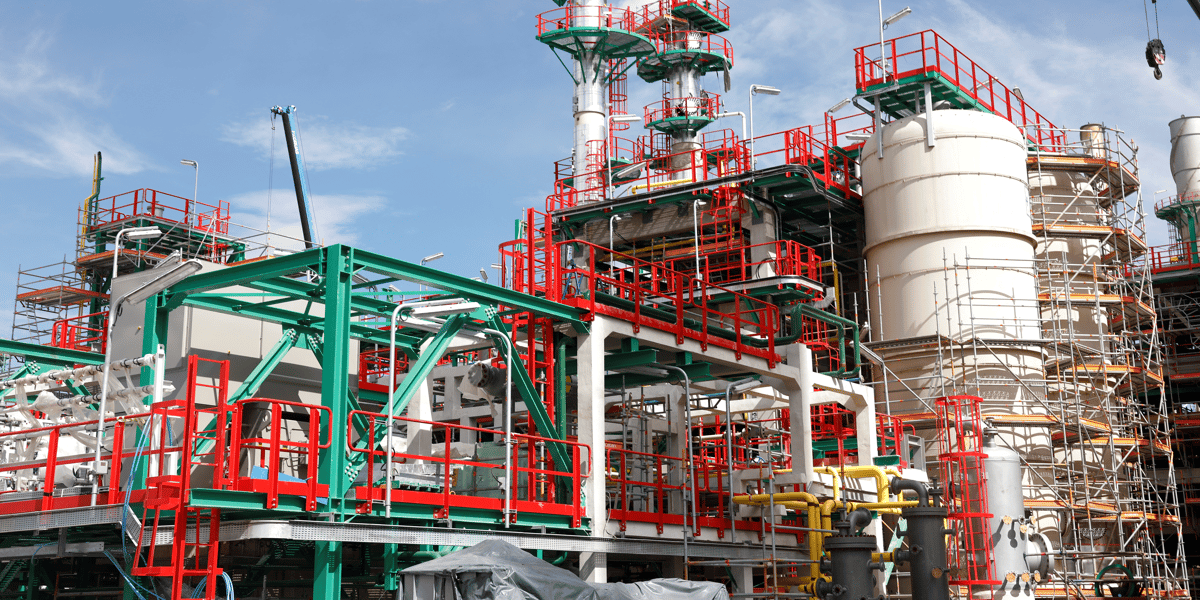 Un site industriel en espagne