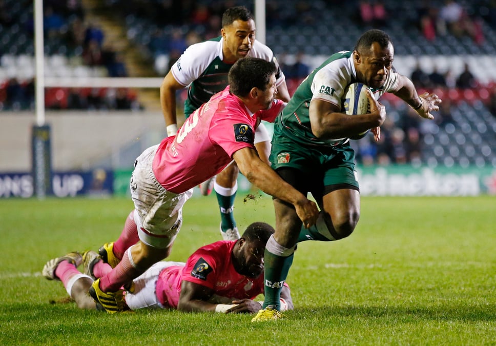 Le stade francais domine par leicester