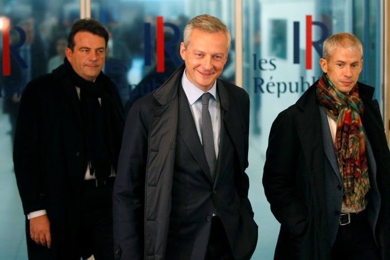 Bruno le maire candidat a la primaire de la droite et du centre