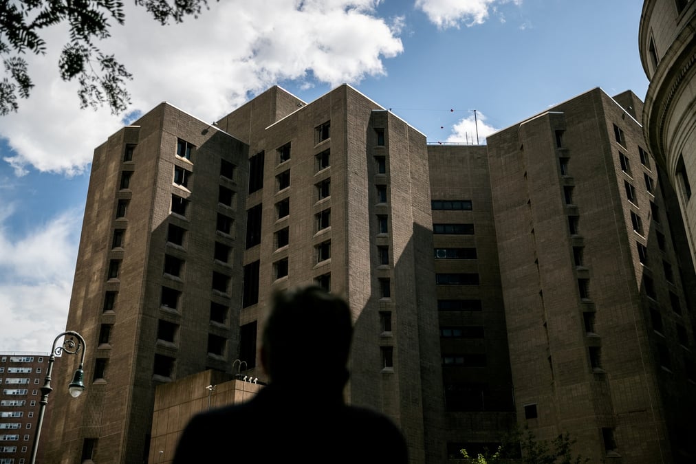 Photo d'archives de la prison du metropolitan correctional center ou le financier jeffrey epstein a ete retrouve mort