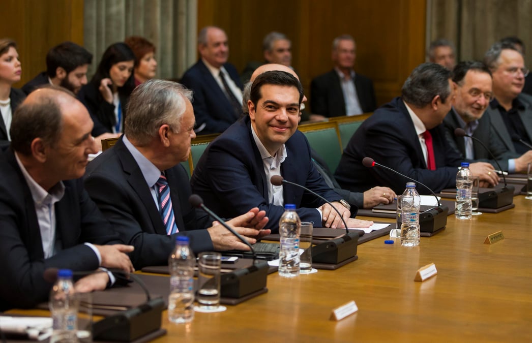 Premier conseil des ministres en grece