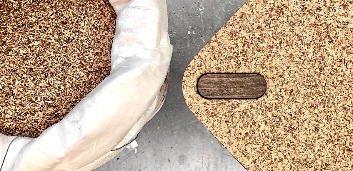 La start-up nantaise Instead transforme les résidus de brasserie en éco-matériaux pour fabriquer du mobilier durable.