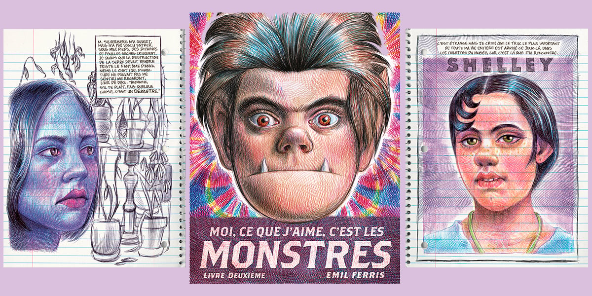 Le 8 novembre prochain sort le second volet de « Moi, ce que j’aime, c’est les monstres », signé Emil Ferris.