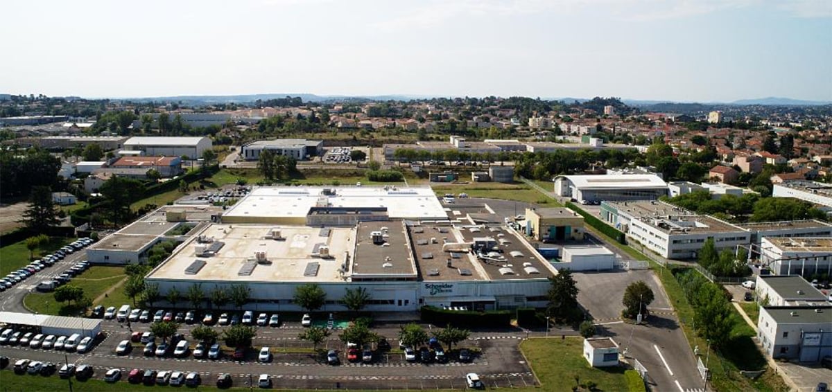 Le site industriel de Schneider Electric, à Alès, porte l'un des projets labellisés Territoire d'industrie en décembre 2019.