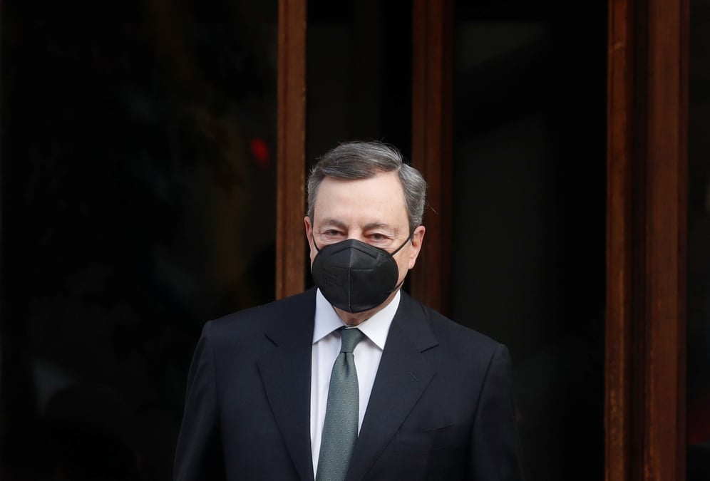 Italie: draghi presente son programme au senat avant un vote de confiance