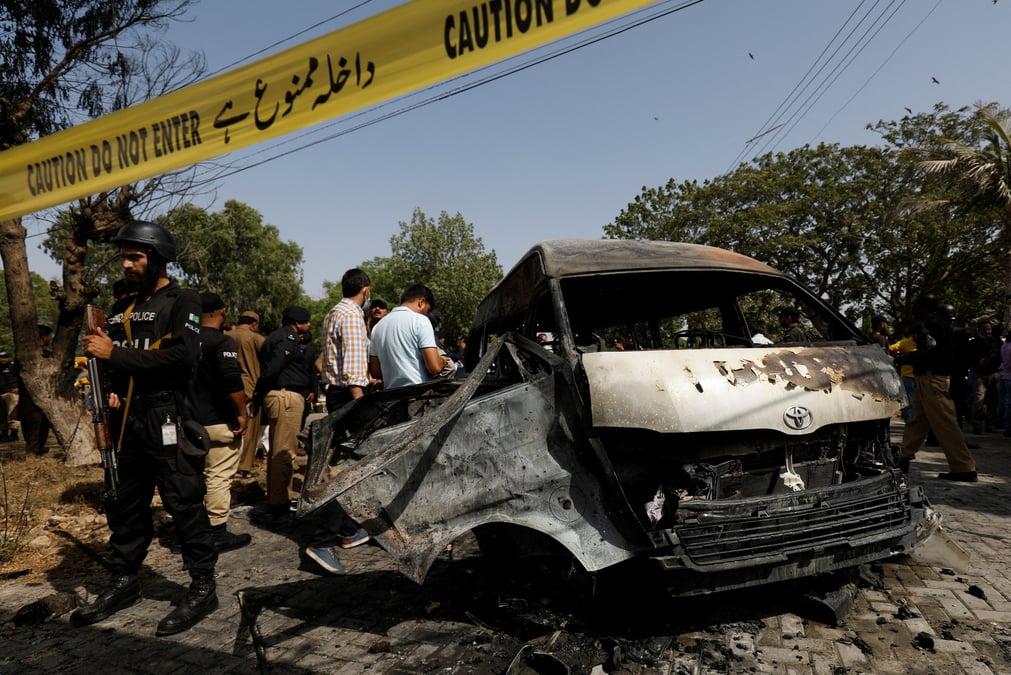 Pakistan: une explosion a karachi tue trois chinois et un pakistanais