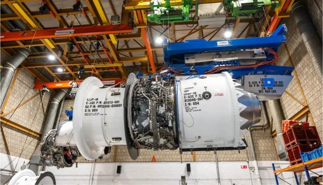 Air France Industries KLM Engineering & Maintenance finalise l'installation de ses bancs d'essais pour le moteur Leap.
