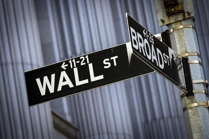 Ouverture dans le vert de wall street