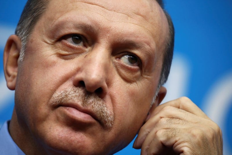 Erdogan affirme que le pkk pertube les operations turques en syrie