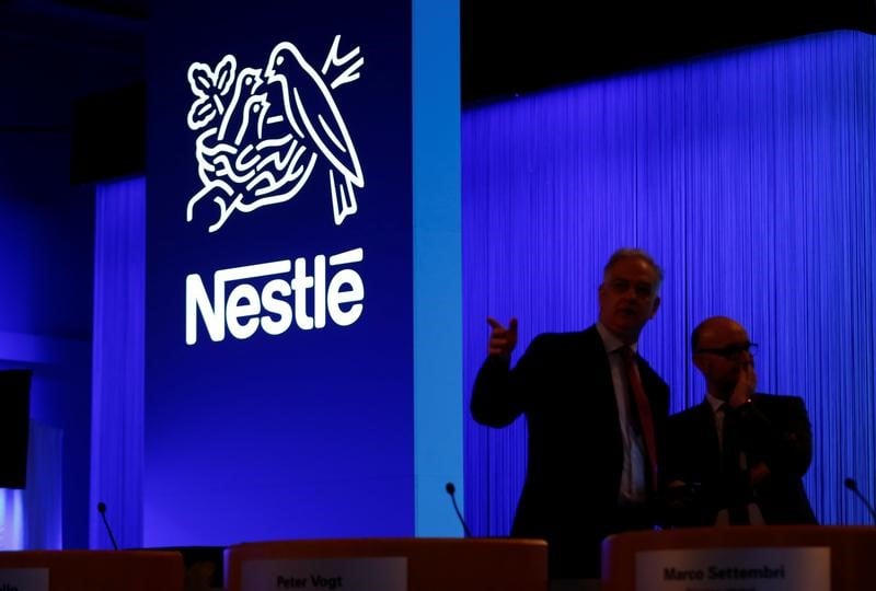 Nestle confirme ses objectifs malgre des ventes ralenties au premier trimestre