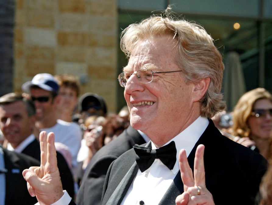 Jerry springer lors de la 34e edition des daytime emmy awards a hollywood