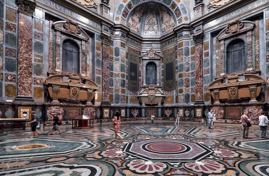 La Chapelle des Princes Médicis abritée par la basilique San Lorenzo de Florence magnifie le Verde d'Orezza