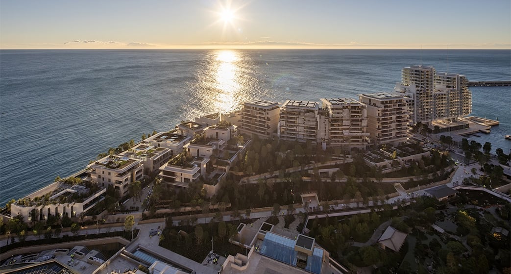 Le nouveau quartier Mareterra à Monaco, dont le chantier a duré dix ans, est la dernière extension possible sur la mer.