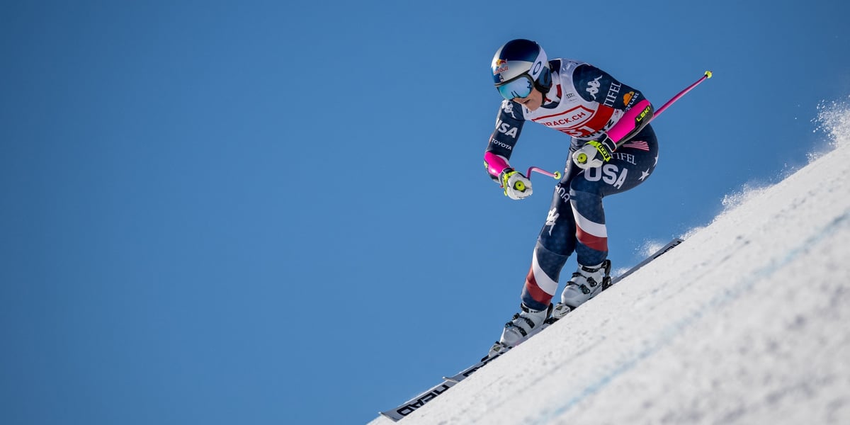 La skieuse défie les attentes avec une performance qui la réjouit.