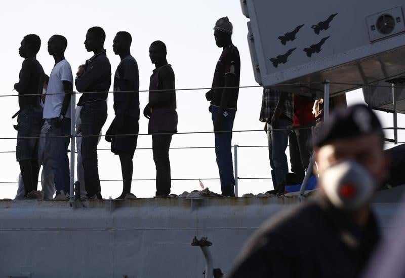 Afflux de migrants à la frontière avec l'Italie