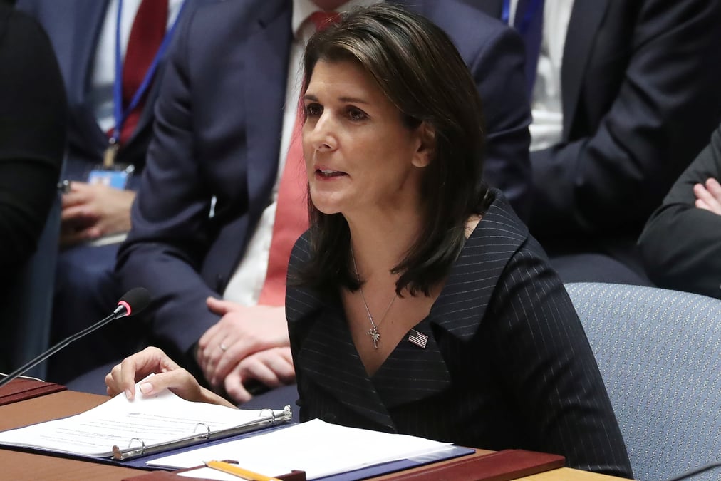 Le plan trump sur le proche-orient "tire parti de la technologie", dit haley