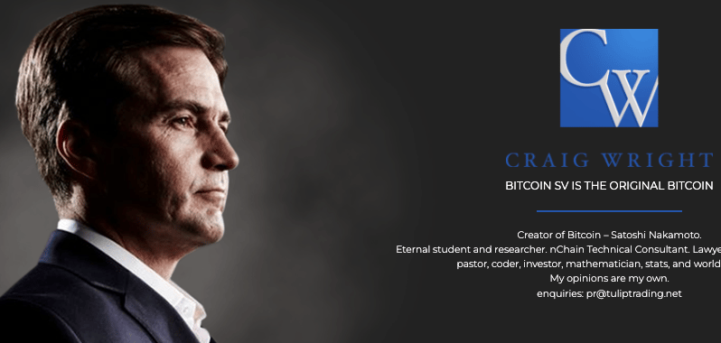 Le site de l'informaticien Craig Wright.