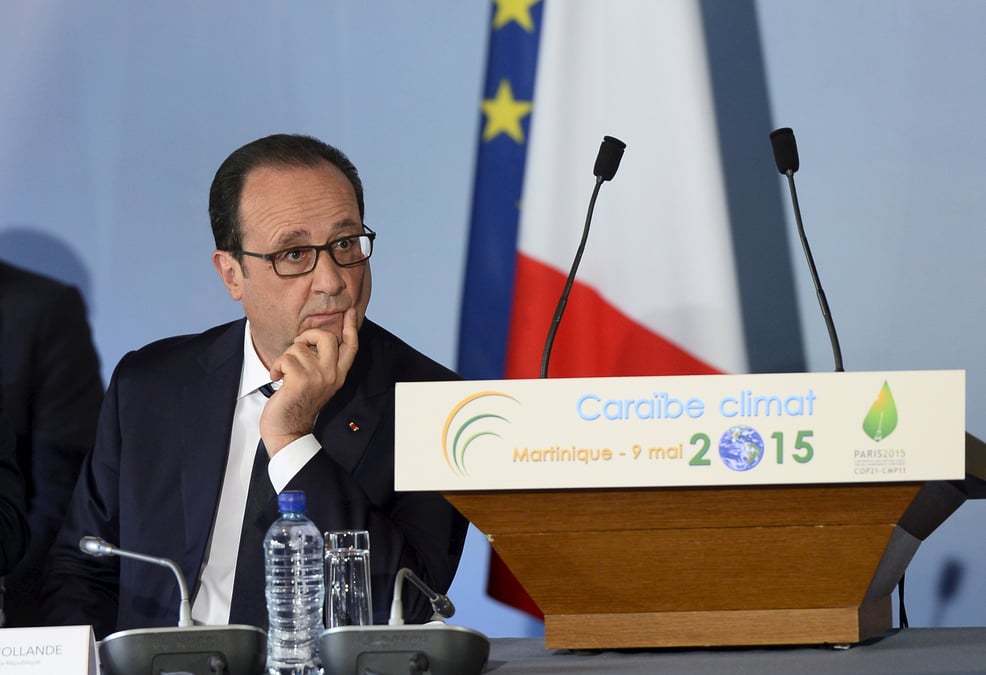 Hollande lance un appel face au defi du changement climatique