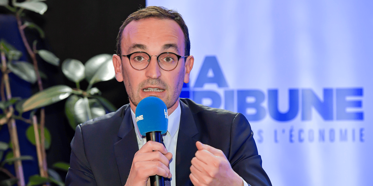 Thomas Cazenave, ici lors d'un débat organisé par la Tribune le 4 mars, est arrivé en 3e position lors du 1er tour de l'élection municipale à Bordeaux.