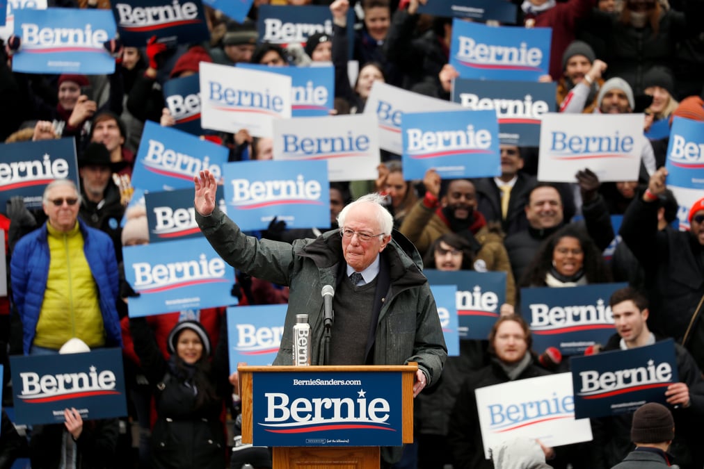 Bernie sanders entre en campagne