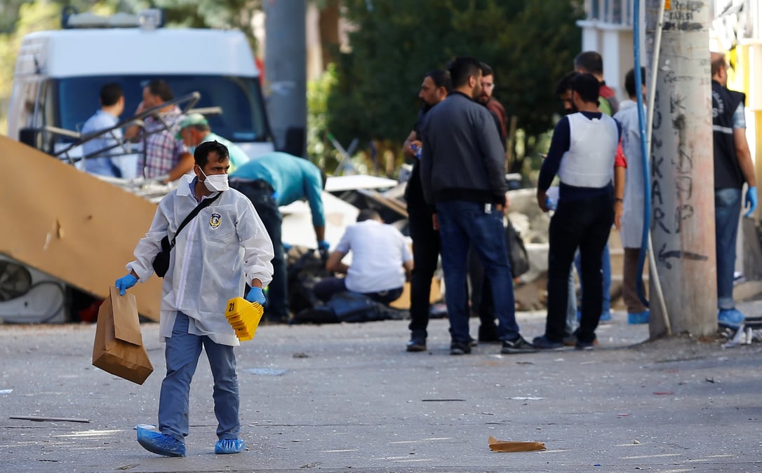 Trois policiers tues par une explosion en turquie