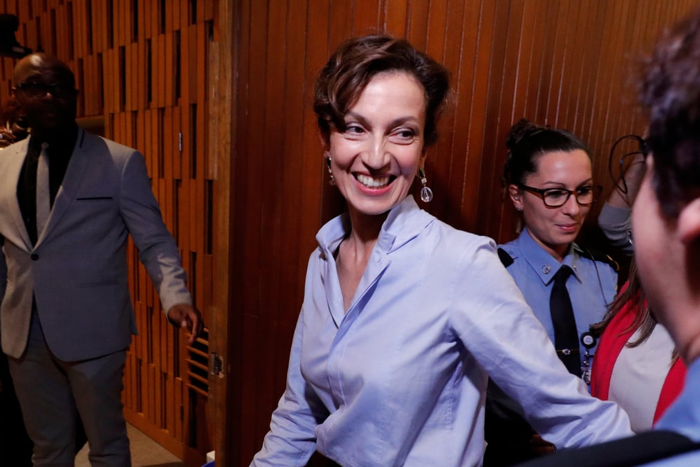 La francaise audrey azoulay elue a la tete de l'unesco